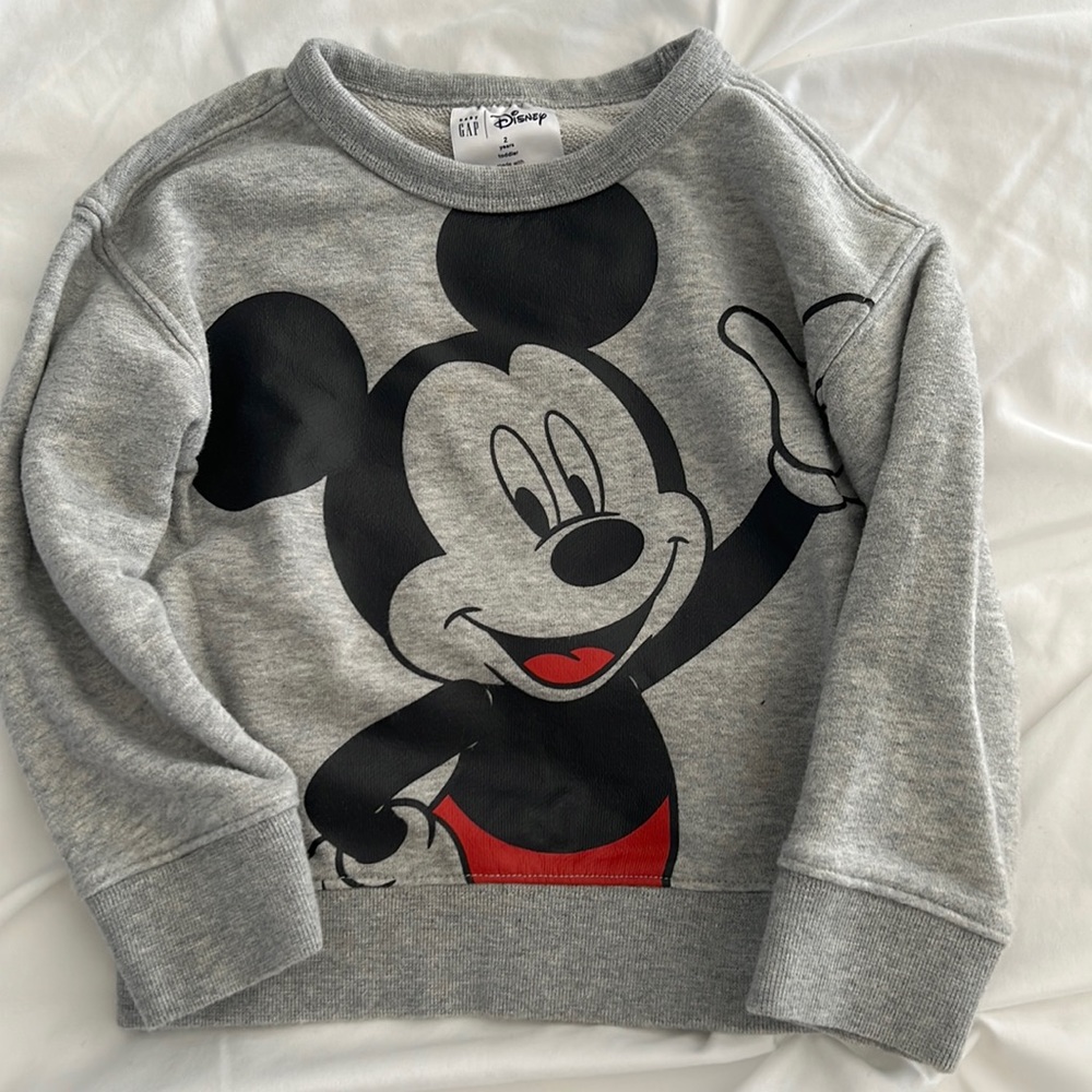 GAP Mickey Mouse sweatshirt 2T